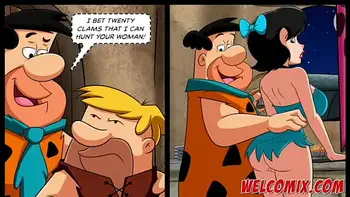 Swapping wives at the dinner - The Flintstoons Tittle 01