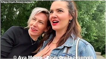 Ava Moore In Fucked By 2 Black Guys In The Woods With A Milf - Reality Porn