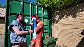 Sneaky Fox Gets Rough Handjob From Big Tits Lesbian Couple - Amateur Tattoo Girls