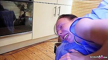 Ugly Skinny German Mature Gets Anal Before Facial And Piss Drink