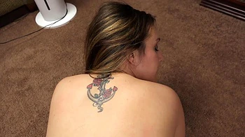 Alisha Adams uses a vibrator on her trimmed pussy through white pantyhose