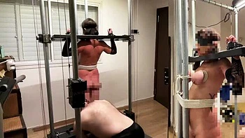 Amateur BDSM Session: Yoggi & Ann's Hardcore Home Whipping with Machine