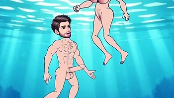 Busty Indian Girl Secret Affair - Cartoon Blowjob to Big Dick Boyfriend