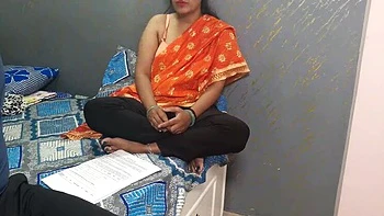 Desi Hindi Stepmom Romance Alone at Home - Neelima69 Big Tits Blowjob Doggy Style