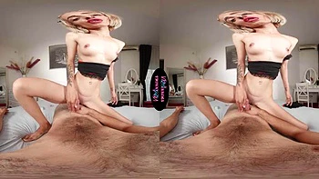 Kandy gets it in VR: Blowjob, Cowgirl  Latina Porn