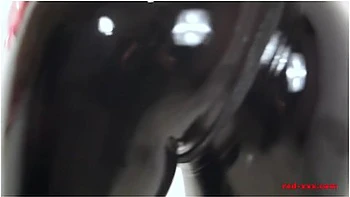 Horny Housewife Red Xxx Masturbates In Her Latex Pants