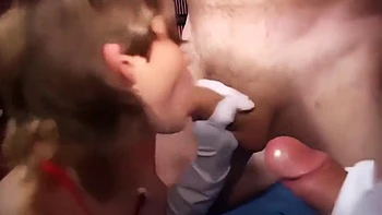 German Teen 18+ Nurse Trixie Gets Gangbanged Hard