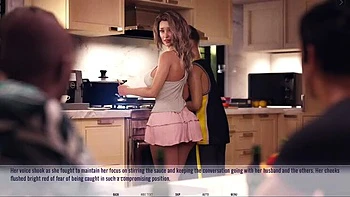 StepMom Cuckold Sex Game - Hot Milf Cheats With Young Guy While Husband Watches