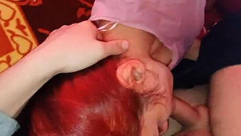 Stepdaughter Blowjob with Creampie Mouth Cumshot - Cleopatra & Ionut899 Amateur POV