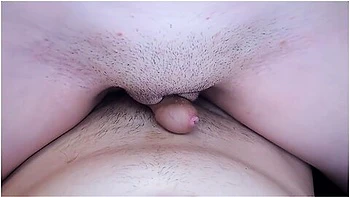 Hairy Wet Pussy Rubs On My Little Cock