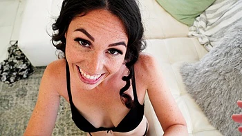 Hot milf Ashley Wolf rides a big cock with her perfect natural tits