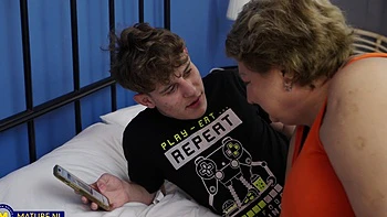 Babet and Big Nick enjoy a hot intimate moment