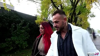 German Redhead Teen Dani Luve Gets Hardcore Fuck with Big Natural Saggy Tits