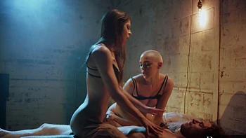 Michael Vegas and Paris Amour fucked Catalina Ossa in an intense threesome doggystyle session.