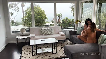 Bgg Threesome - Two Horny Sluts Eat Each Others' Pussies, Then Take Turns Getting Fucked By My Big Cock - Steve Rickz