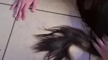 Watch how I FACE FUCK this stupid whore's mouth, SPIT in her face, SLAP her and surprise piss in her mouth | humiliation