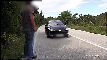 Jerking Off A Huge Cock And Squirting Up To The Ceiling! The Experienced Milf Technique - Alexandra Wett