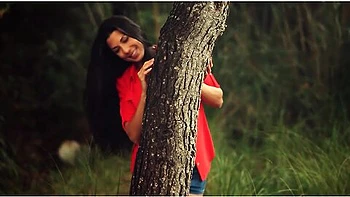 Brunette Alexa Tomas Fingers Her Twat In The Forest & Sucks Dick Good