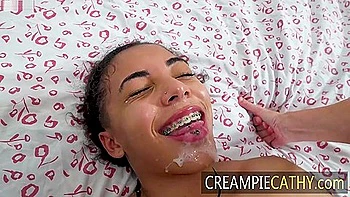 Thirsty African Teen 18+ Stuffed A Whole Load Of Cock In Wild Gangbang