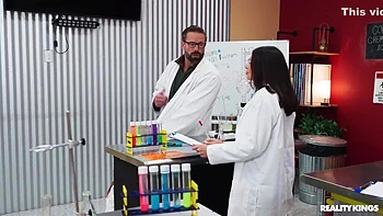 Sucks The Professors Cock And Joins Them With Selina Bentz And Brenna Mckenna