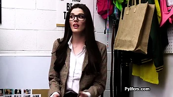 Angelo Godshack In Throat Nailing Wealthy Perky Pilfer In The Backroom