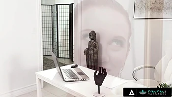 NURU MASSAGE - Two Masseuses Madison Morgan And Maya Farrell Battle To Give The Best Massage EVER