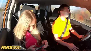 FakeDrivingSchool Daisy Lee thinks Blowjob Lessons Are More Fun