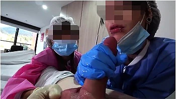 Two Nurses Decided To Try Out My New Dick In Practice