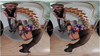 Restrained Tiffany Tried To Be Good