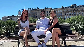 Jade and Ashley, the shock between the brunette and the blonde! - Jacquie et Michel TV