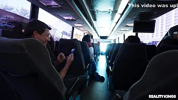Kai Jaxon And Victoria Sweet In Lexi Sneaky Bus Fuck With Next To