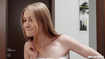 Slaps Amirah Adaras Ass, Grabs Her Strapon And Fucks Her