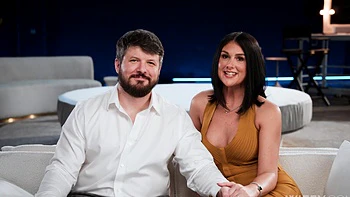 Hot brunette Sienna Rae cheats on her husband with two guys in a steamy cuckold scene.