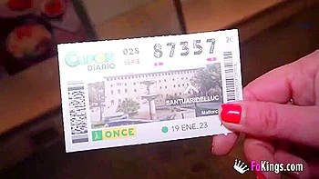 Special Birthday For A Blonde Babe: Melanie And 3 Dudes!