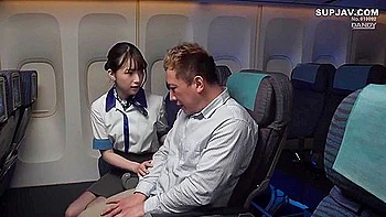 818 A Cabin Attendant With A Beautiful Ass Who Will Make A Seated Man Weak With Her S Shaped Ass Shaking Cowgirl Position Without Moving At All Decensored