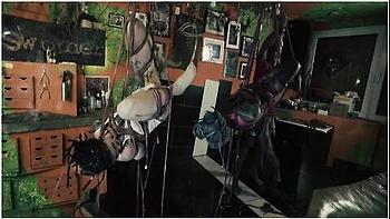 Shibari Fun - Cute Dreadlocks Girls Anuskatzz + Valkyriz Getting Tied Up Bondage Bdsm