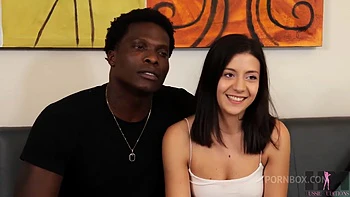 Natalie’S Juicy Booty Quivers As Louie Pounds Her On Hussie Couch!