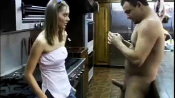 Kitchen Anal: Blowjob, Doggy  Cowgirl Porn