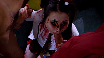 Zombie Halloween double team