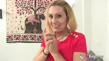 Busty Nuria can't believe THE SIZE OF THE COCK it's going to fuck her