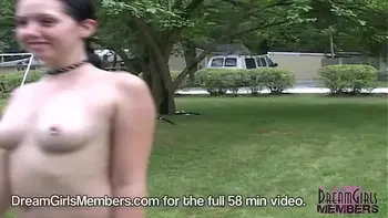 Stripper Games At The Ponderosa Nudist Resort