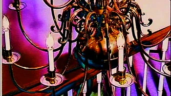 Sexy blond babe fucking brunette chick with dildo