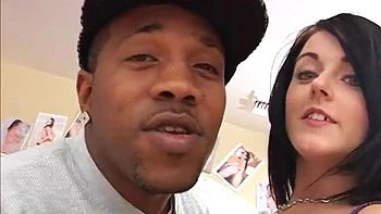 Fucked anal by hard black dick