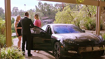 Two hot milfs Cherie Deville and Blair Williams sharing a big cock with Mick Blue