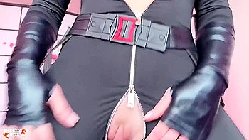 Ebony Widow Made Enchanting Punishment For Russian Ivan, Sucked And Gave Bang Anal Aperture - Cosplay Marvel