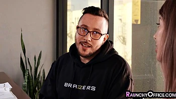 busty office MILF pussysmashed