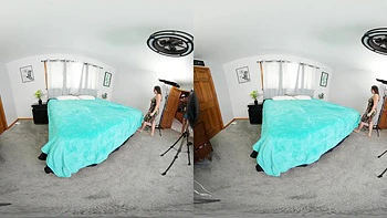 Curvy StepMom Uses Hung StepSon For Sex - BTS Voyeur View