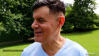 Dan And Matt Pick Up Busty Teen 19 y.o. Working Out In The Park