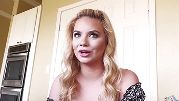 Heather Honey, the busty blonde, in doggy style action