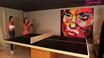 Married Women Fuck Young Tattooed Woman And Get Cum In Mouth - Ambar Prada, Blonde Sara And Sara Blonde